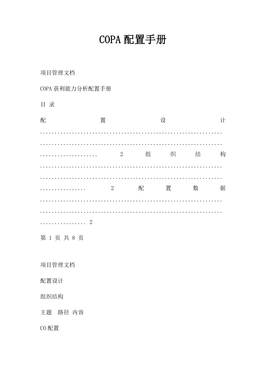 COPA配置手册.docx_第1页