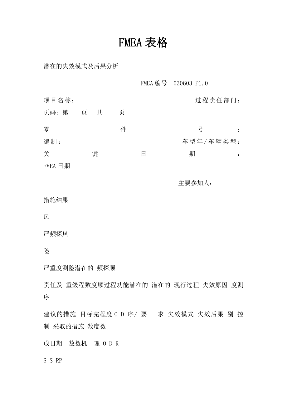 FMEA表格.docx_第1页