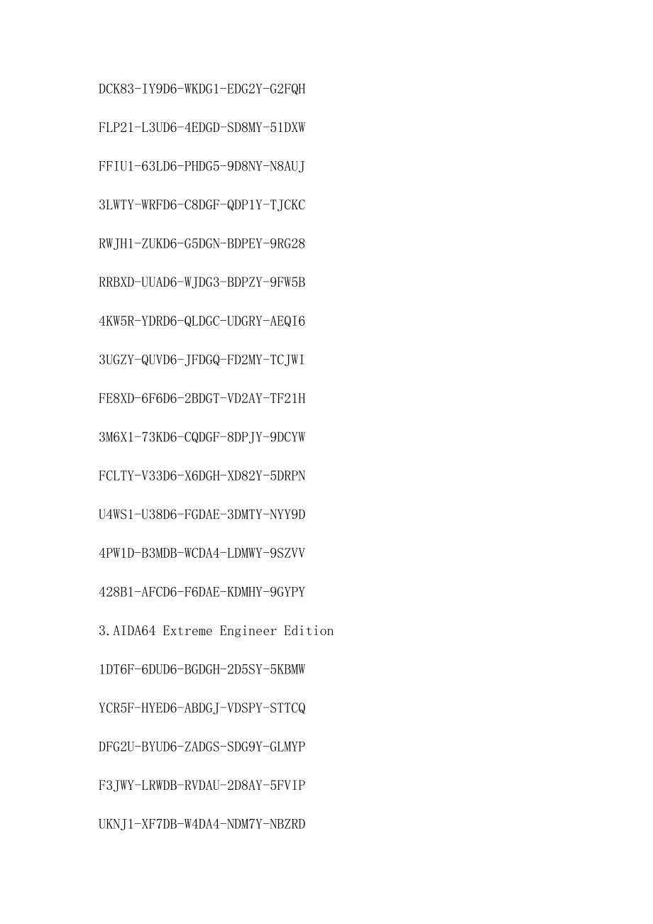 AIDA64序列号.docx_第3页