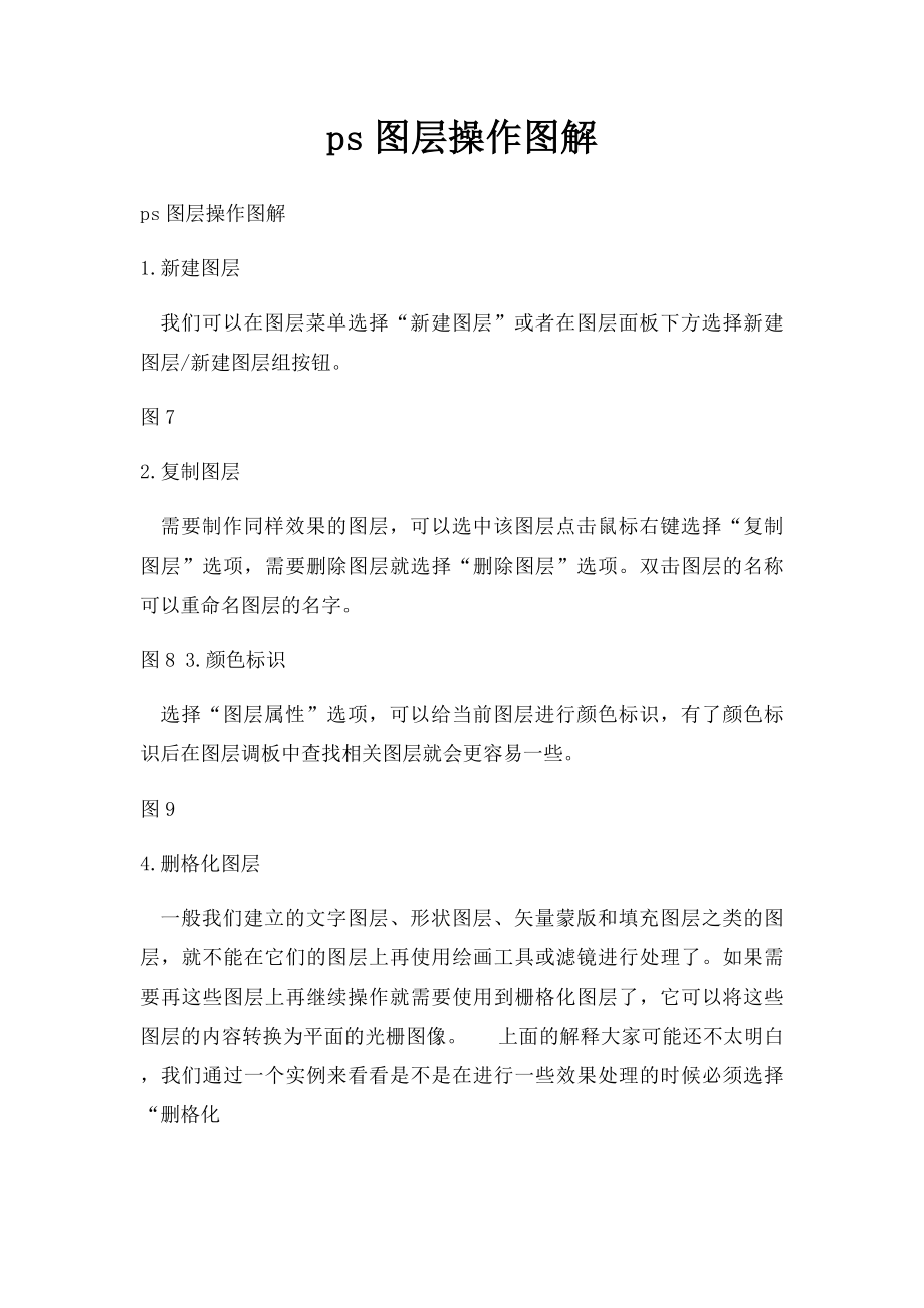 ps图层操作图解.docx