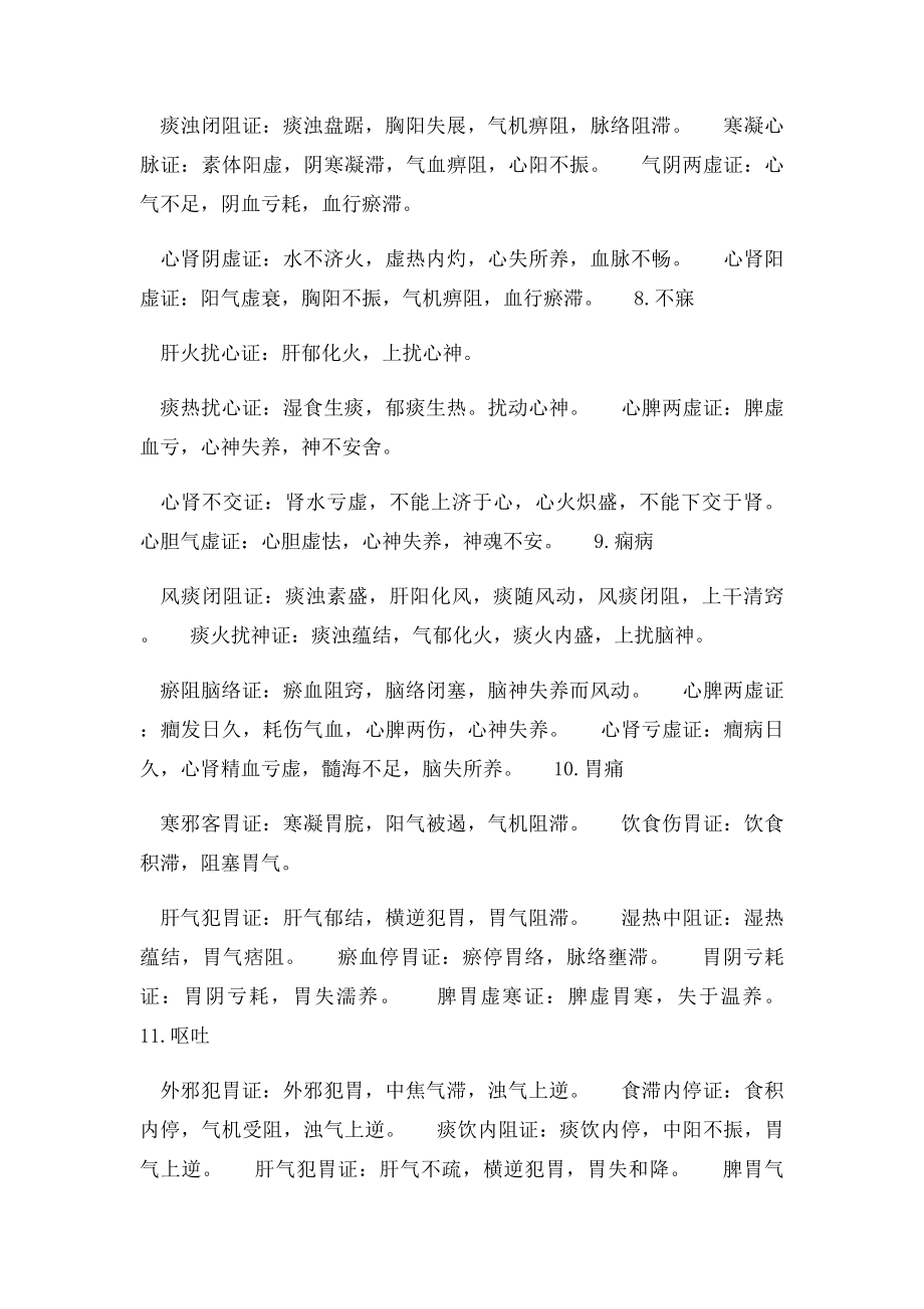 中医执业医师考试之中医病证病机总结.docx_第3页