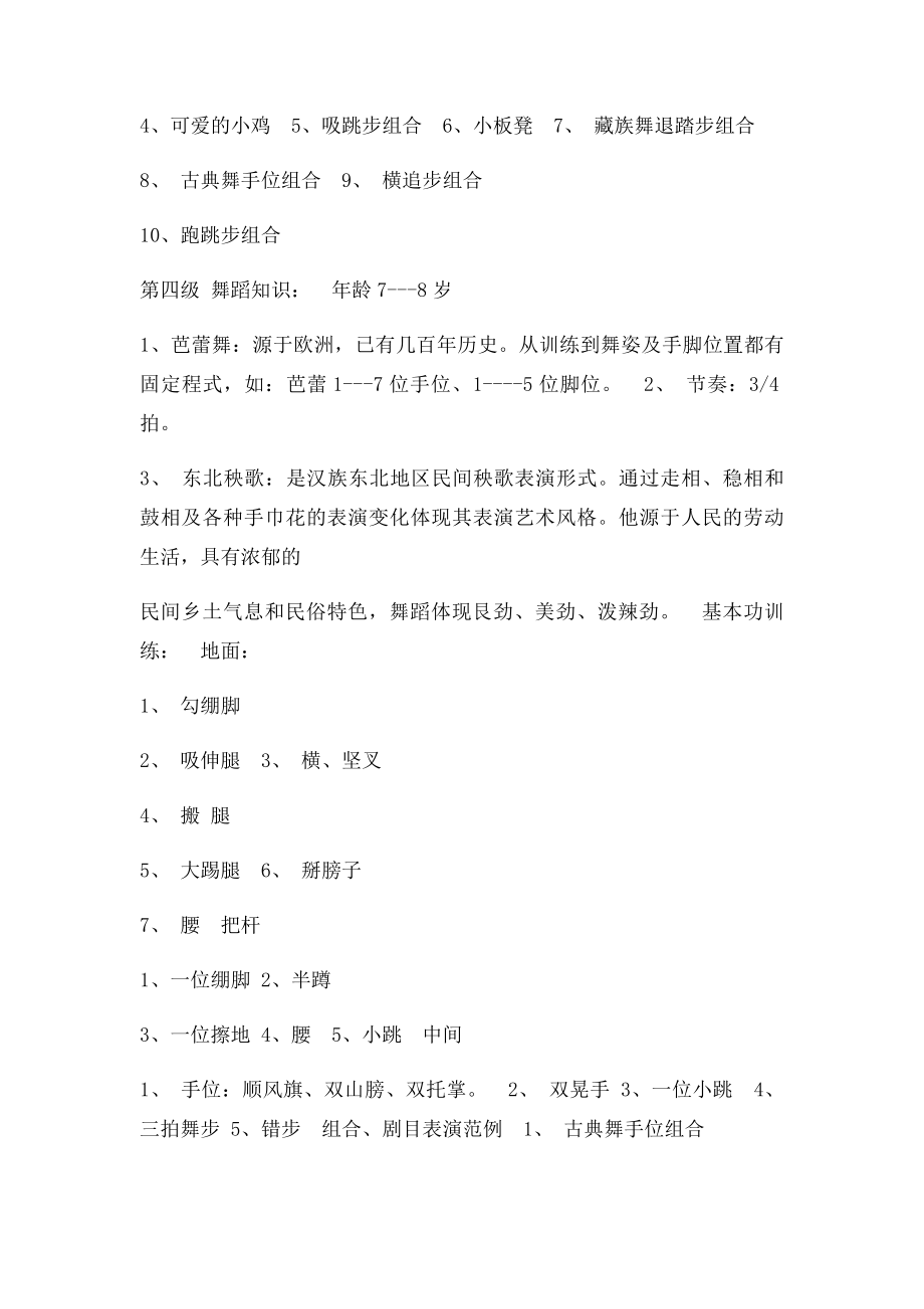 中国舞蹈考级内容.docx_第3页