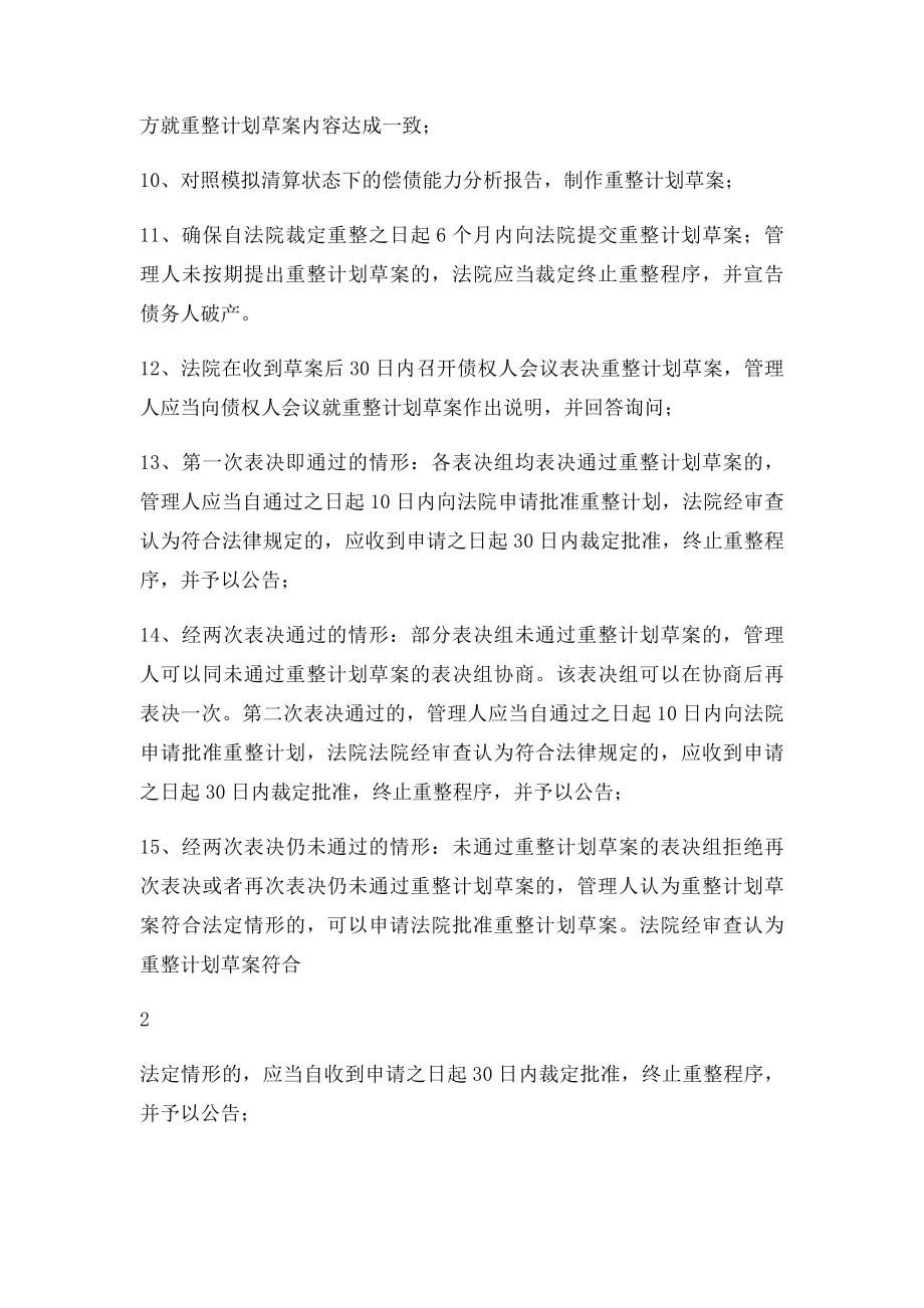 破产重整管理人职责.docx_第2页