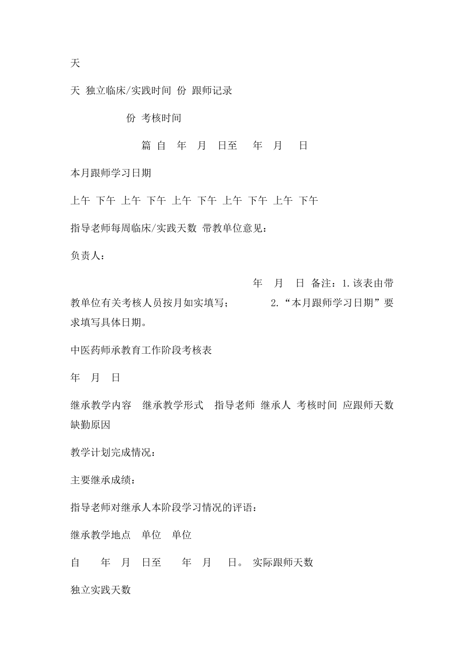 中医药师承教育表格.docx_第2页