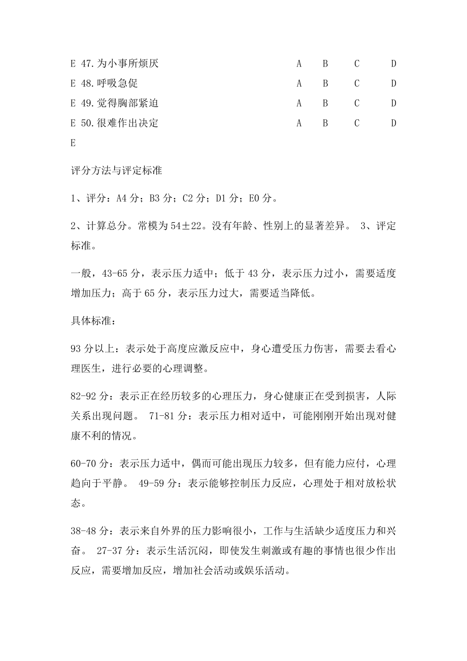 PSTR心理应激自测表.docx_第3页