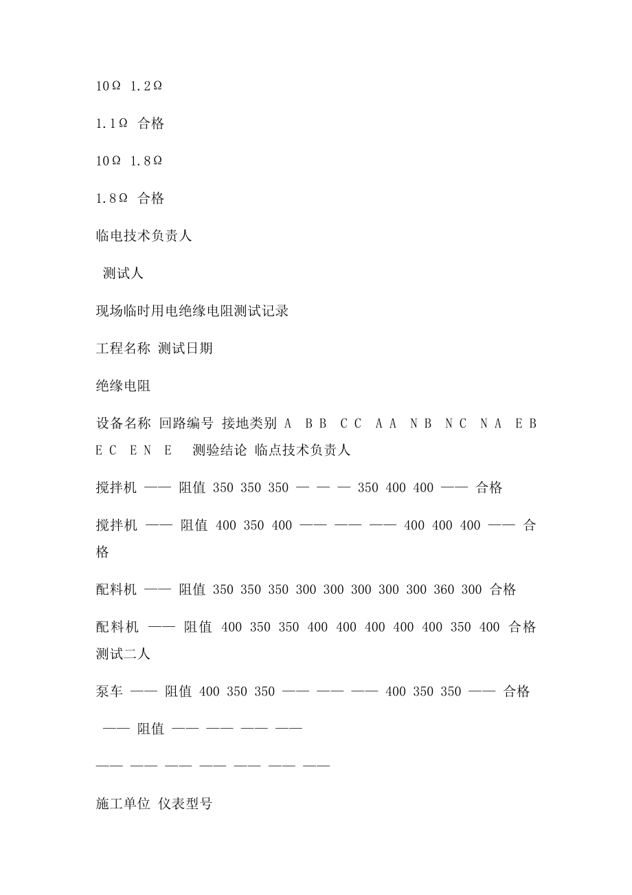 8塔吊用电防雷接地电阻测试记录.docx_第2页