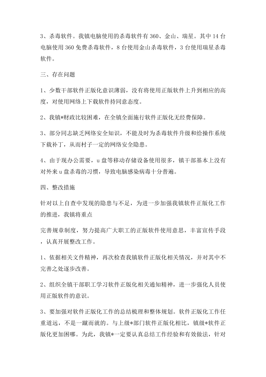 软件正化检查整改工作总结.docx_第2页