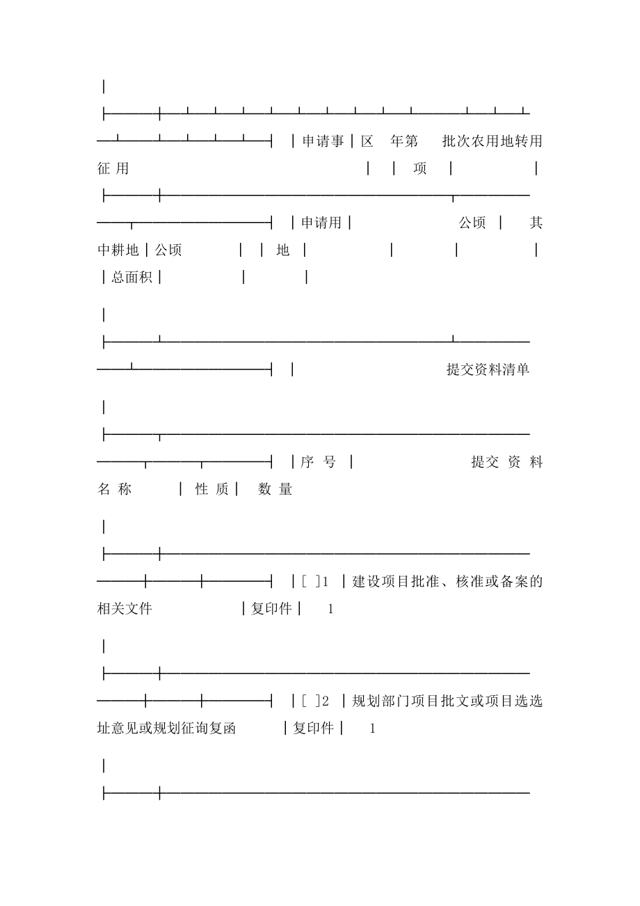 上海市农转用征地申请区县用表范本.docx_第2页