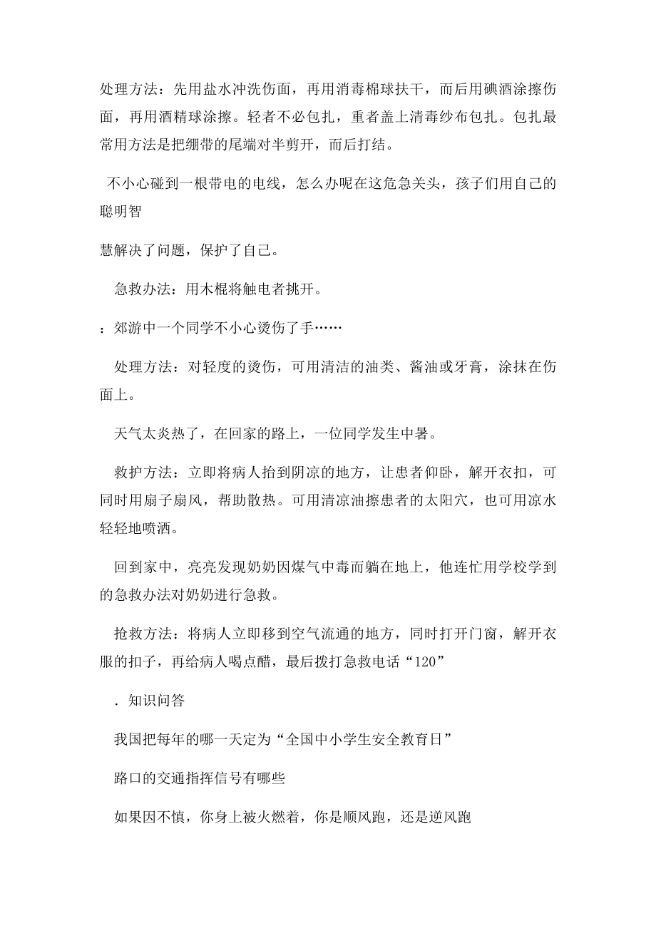 '安全伴我行'主题班会活动方案.docx_第2页