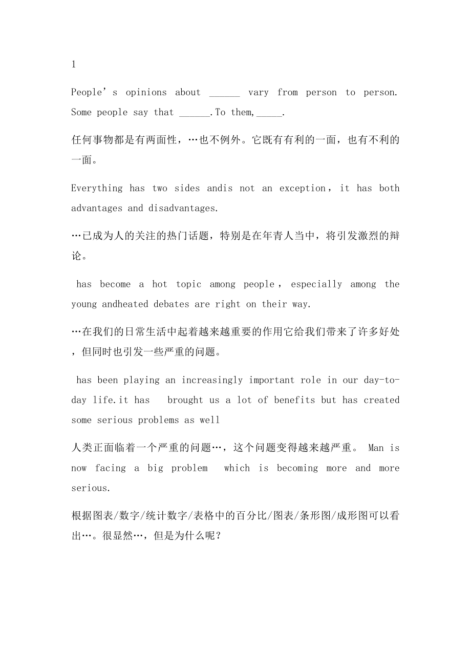 中考英语作文万能句子.docx_第2页