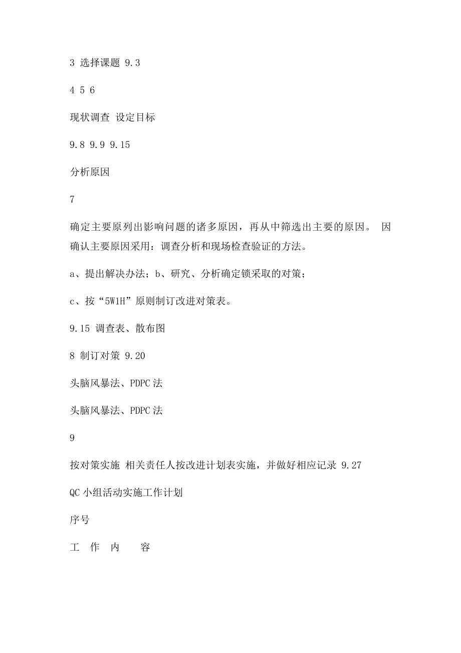 QC小组活动实施计划.docx_第2页