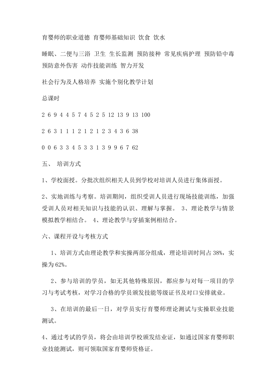 中级育婴师培训计划.docx_第2页