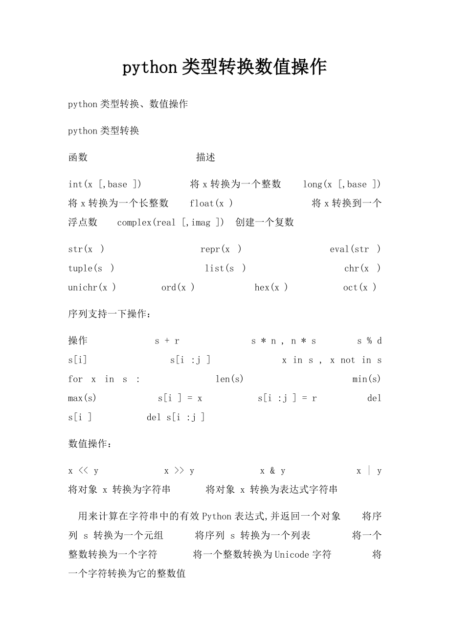 python类型转换数值操作.docx_第1页