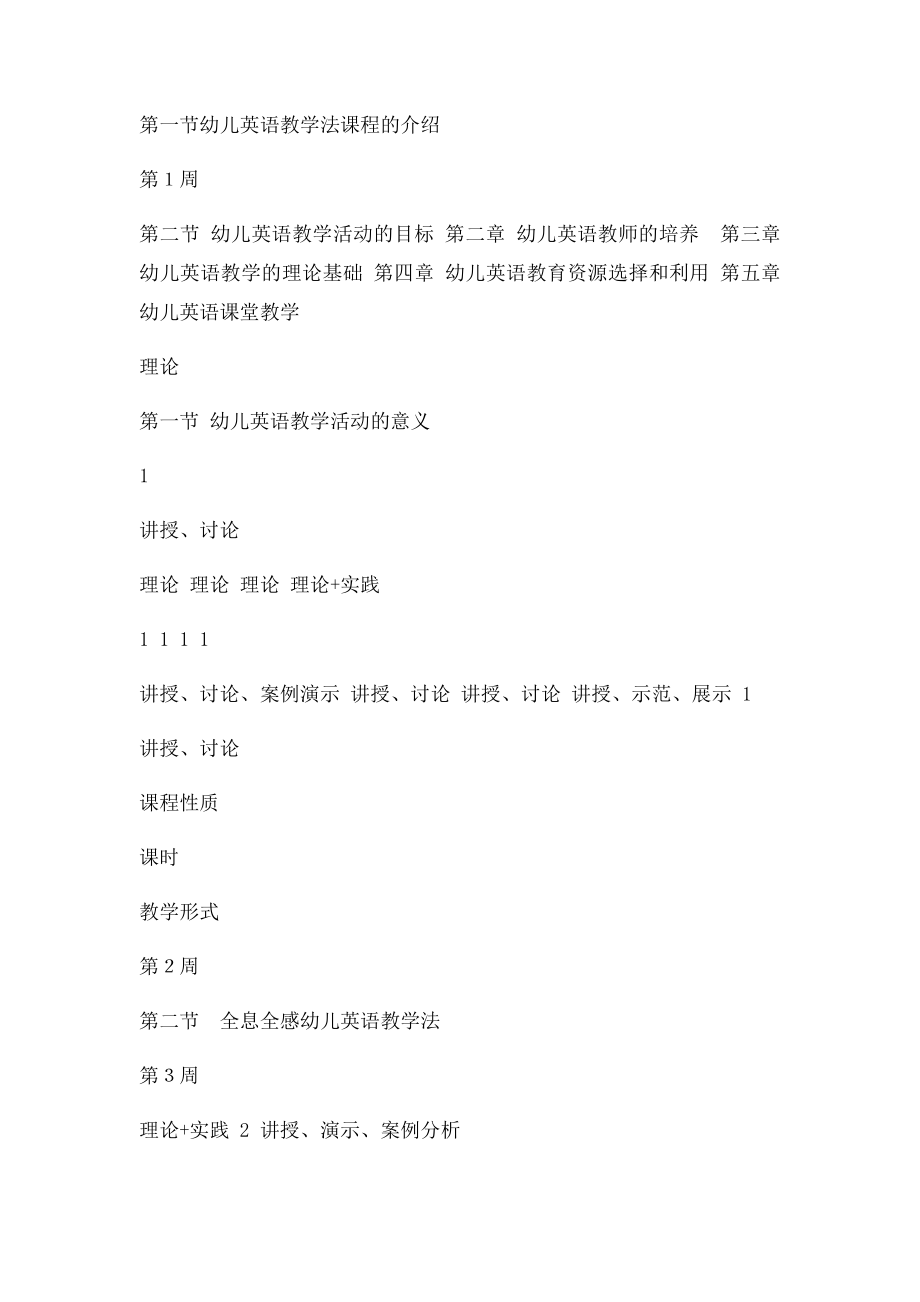 《幼儿英语教学法》教学大纲.docx_第3页