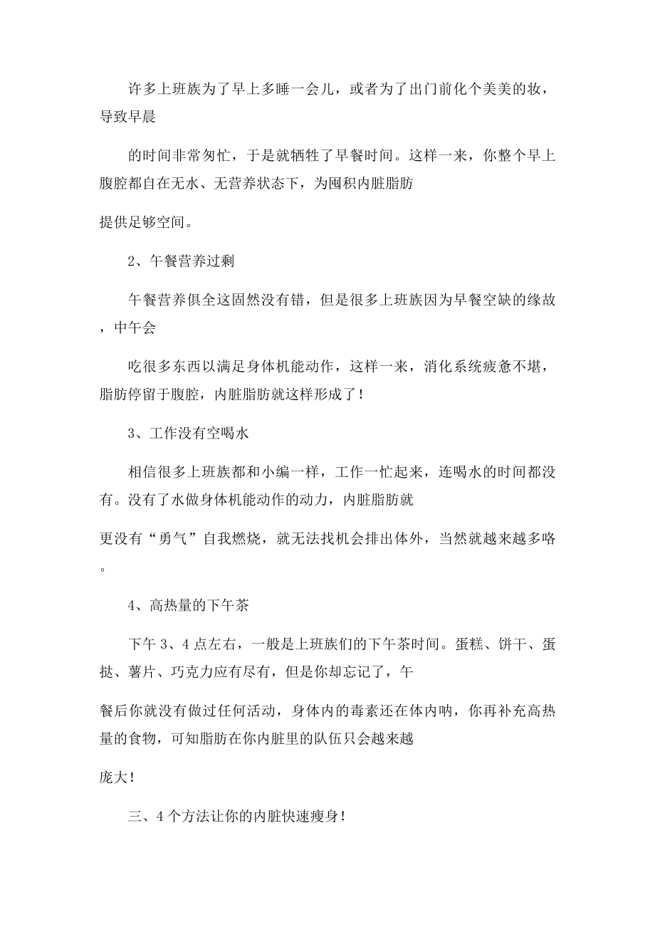 4步内脏减肥法 消灭内脏脂肪.docx_第2页