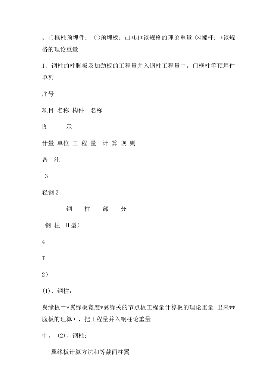 钢结构预算注意事项及计算规则(1).docx_第3页