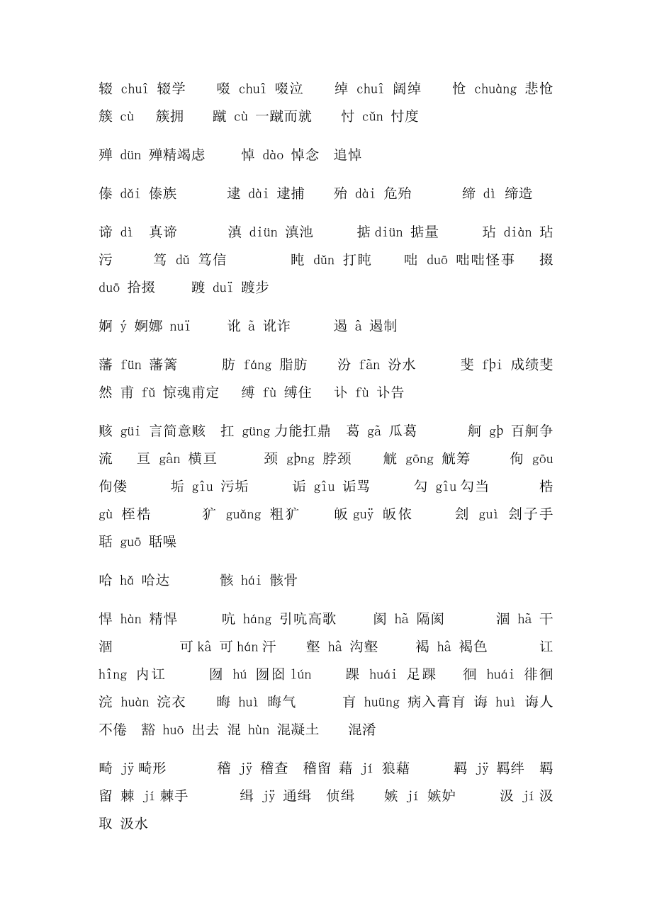 中考必须掌握的生字.docx_第2页