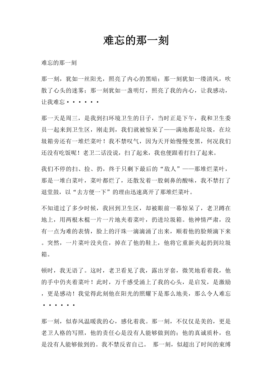 难忘的那一刻.docx_第1页