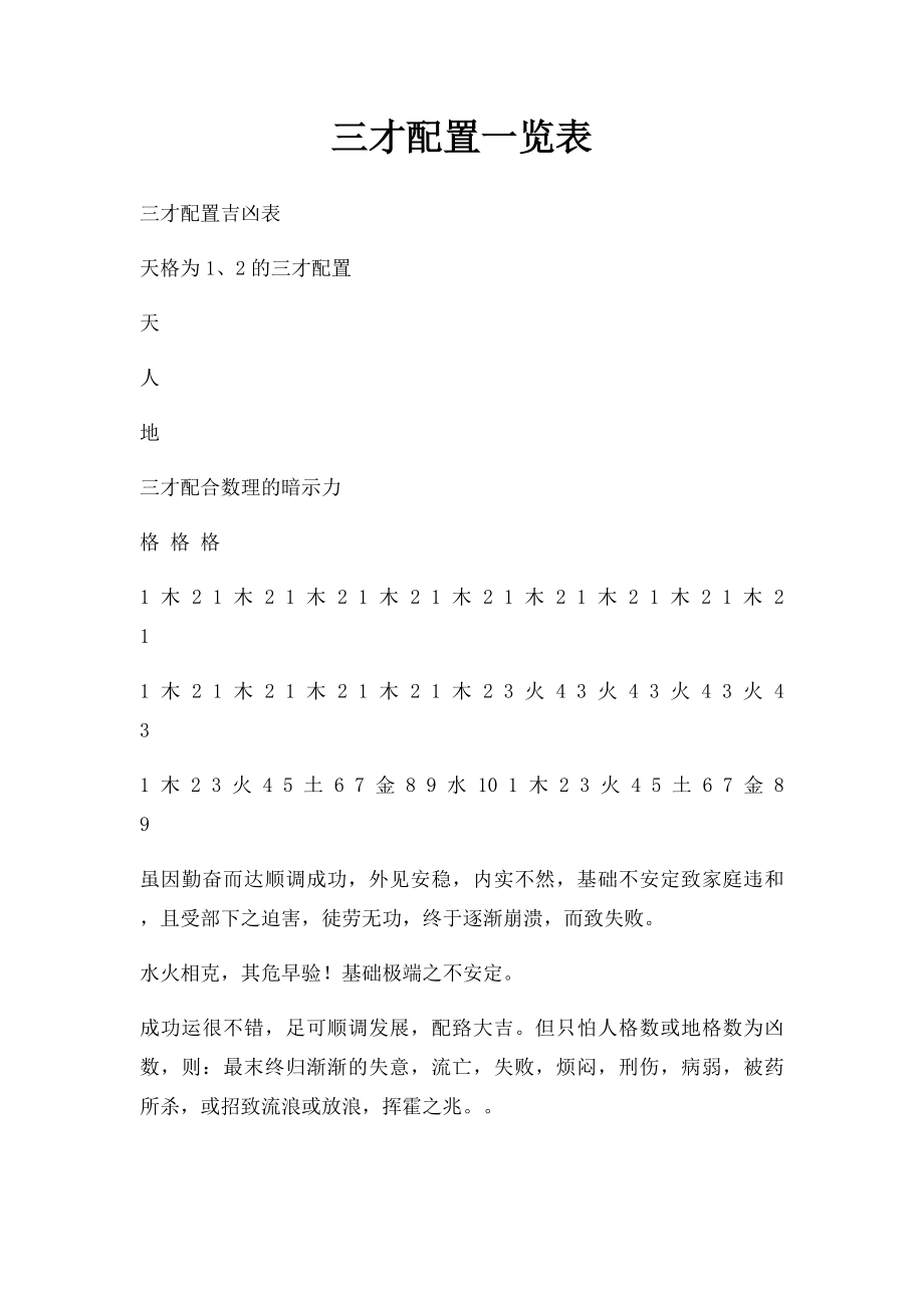 三才配置一览表.docx_第1页