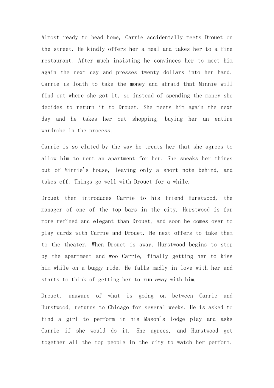 Sister Carrie Summary.docx_第2页