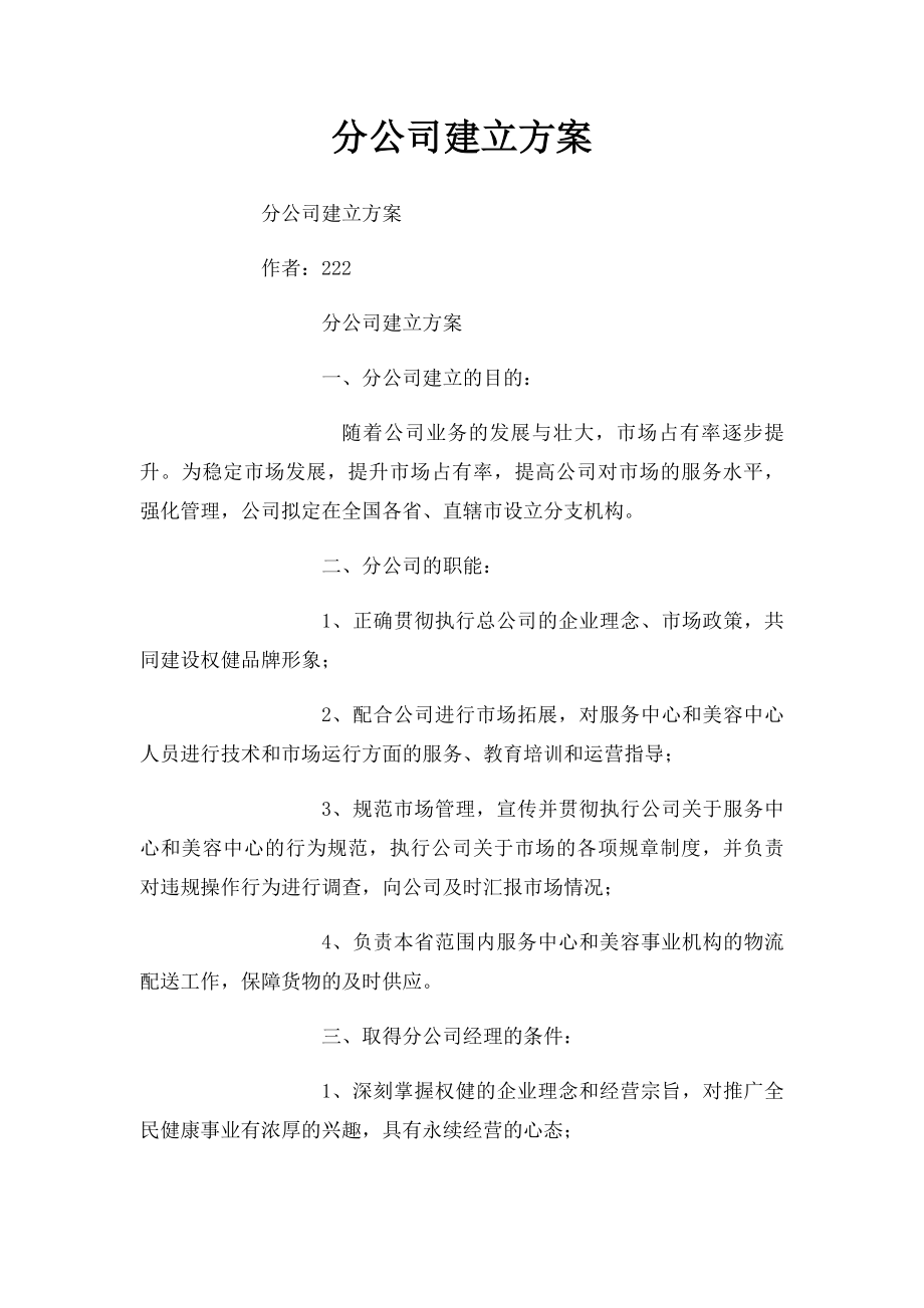 分公司建立方案.docx_第1页