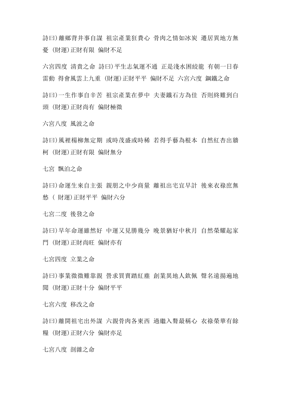 命宫表算出你一生的命及财运.docx_第3页