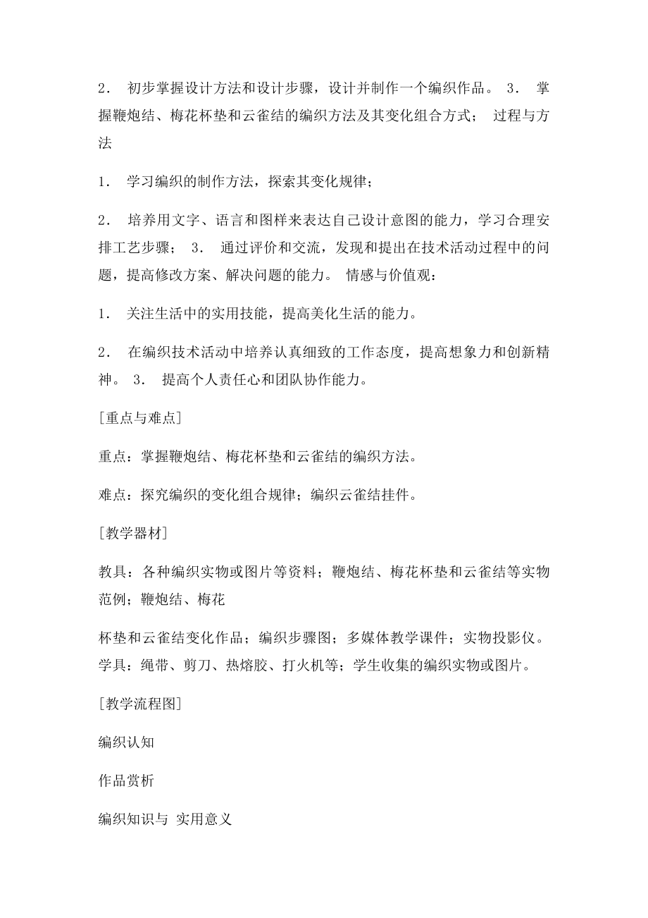 初中劳技 绳结 中国结.docx_第2页