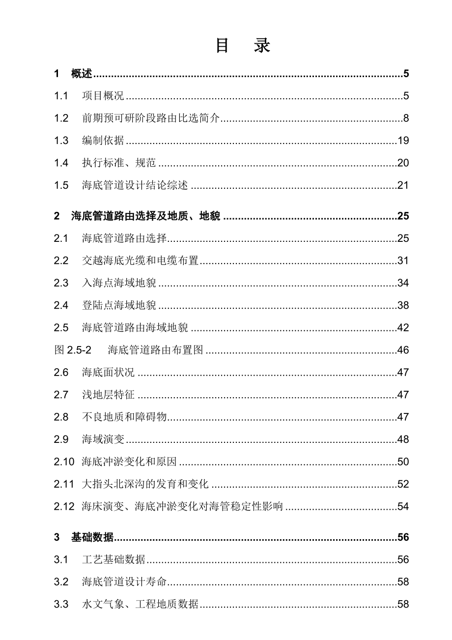 液化天然气项目海底管道工程项目可行性研究报告.doc_第2页