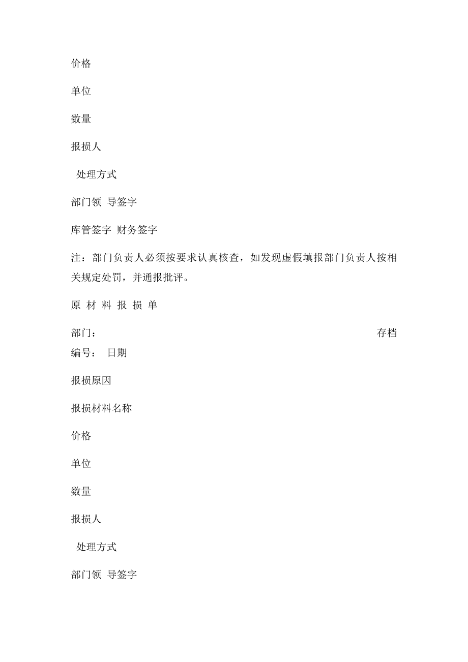 原材料报损 单.docx_第2页