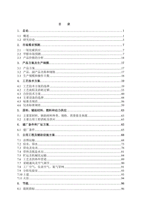 甲醇项目可行性研究报告.doc