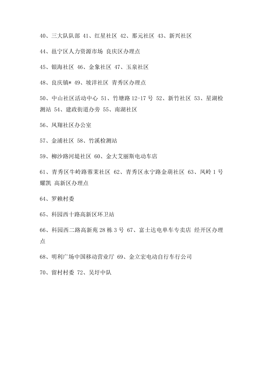 南宁市电动车上牌登记点.docx_第2页