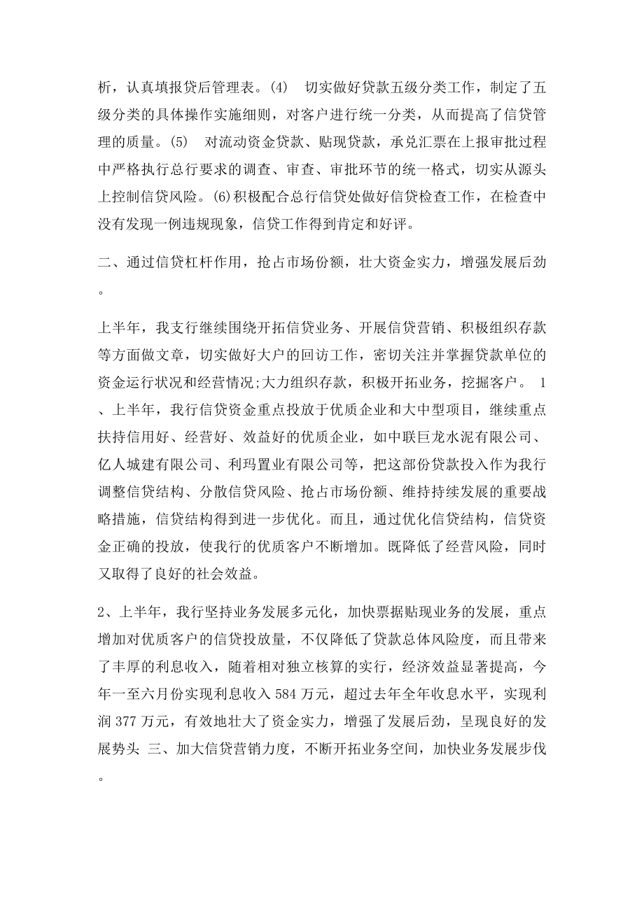 信贷工作总结.docx_第2页