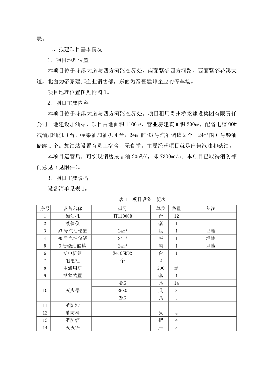 贵花加油站环评报告表1.doc_第2页