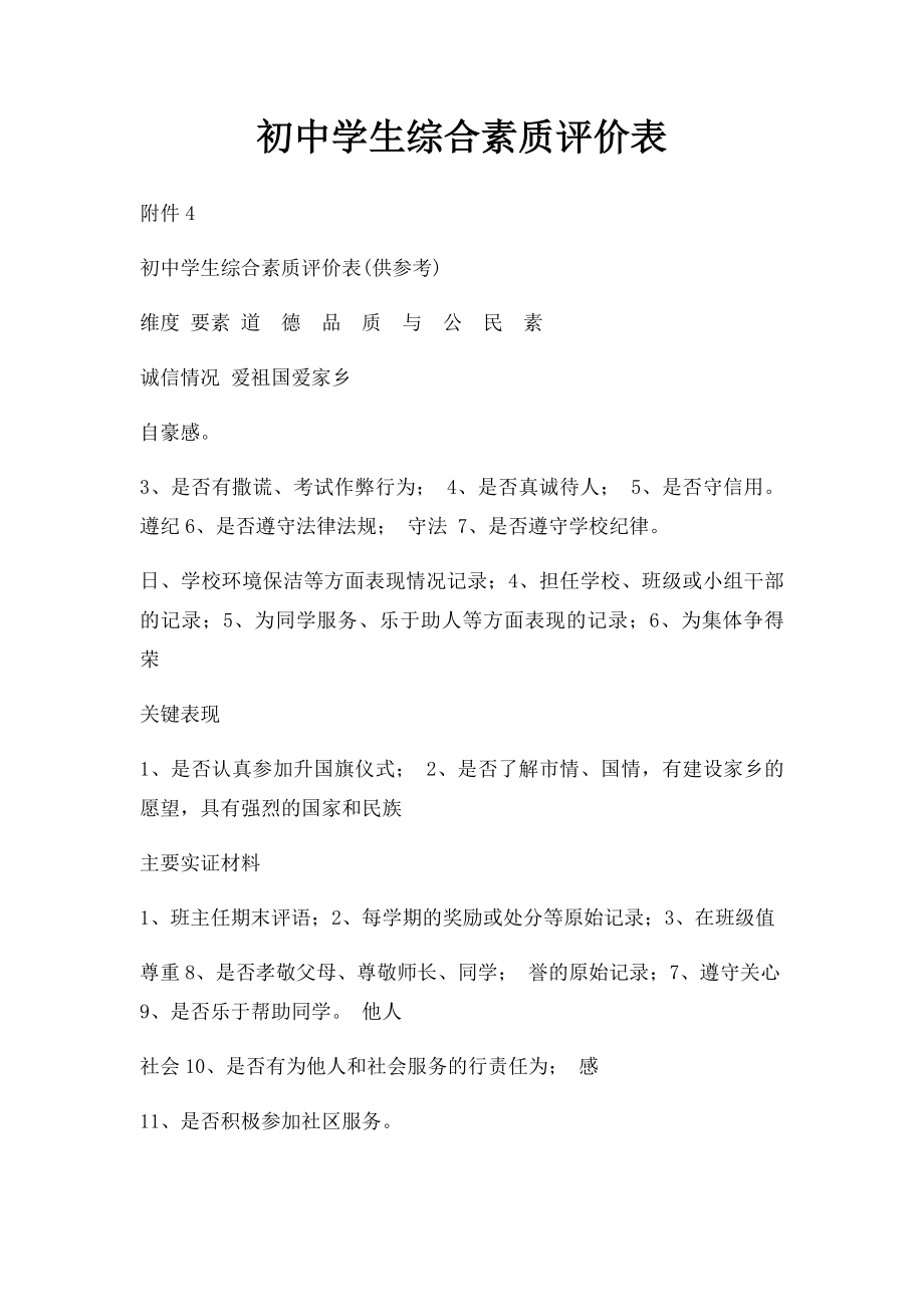 初中学生综合素质评价表(1).docx_第1页