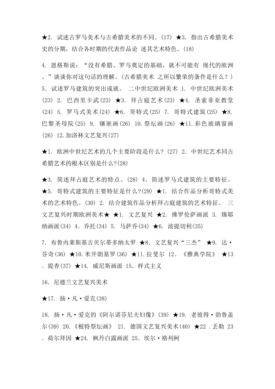 外国美术史考研重点提示DOC.docx_第2页