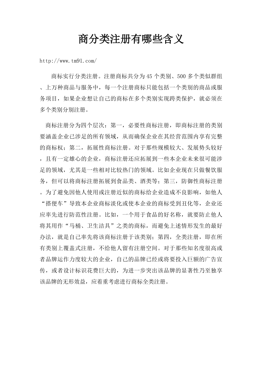 商分类注册有哪些含义.docx_第1页