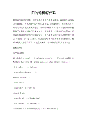 图的遍历源代码.docx