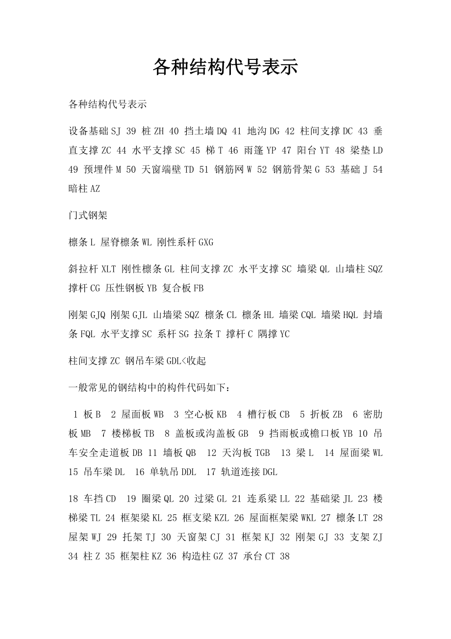 各种结构代号表示.docx_第1页