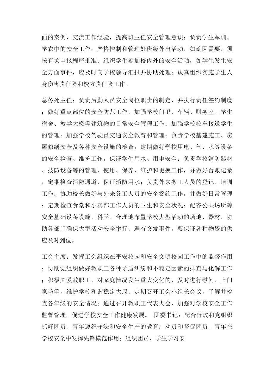 各岗位一岗双责制工作职责.docx_第3页