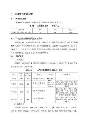 环境影响评价报告公示：二氯三氟甲基吡啶技术改造大气环评报告.doc