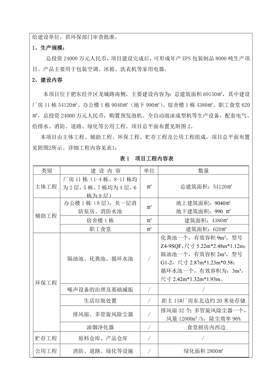 产EPS泡沫塑料8000吨生产项目项目环境影响报告表.doc_第2页