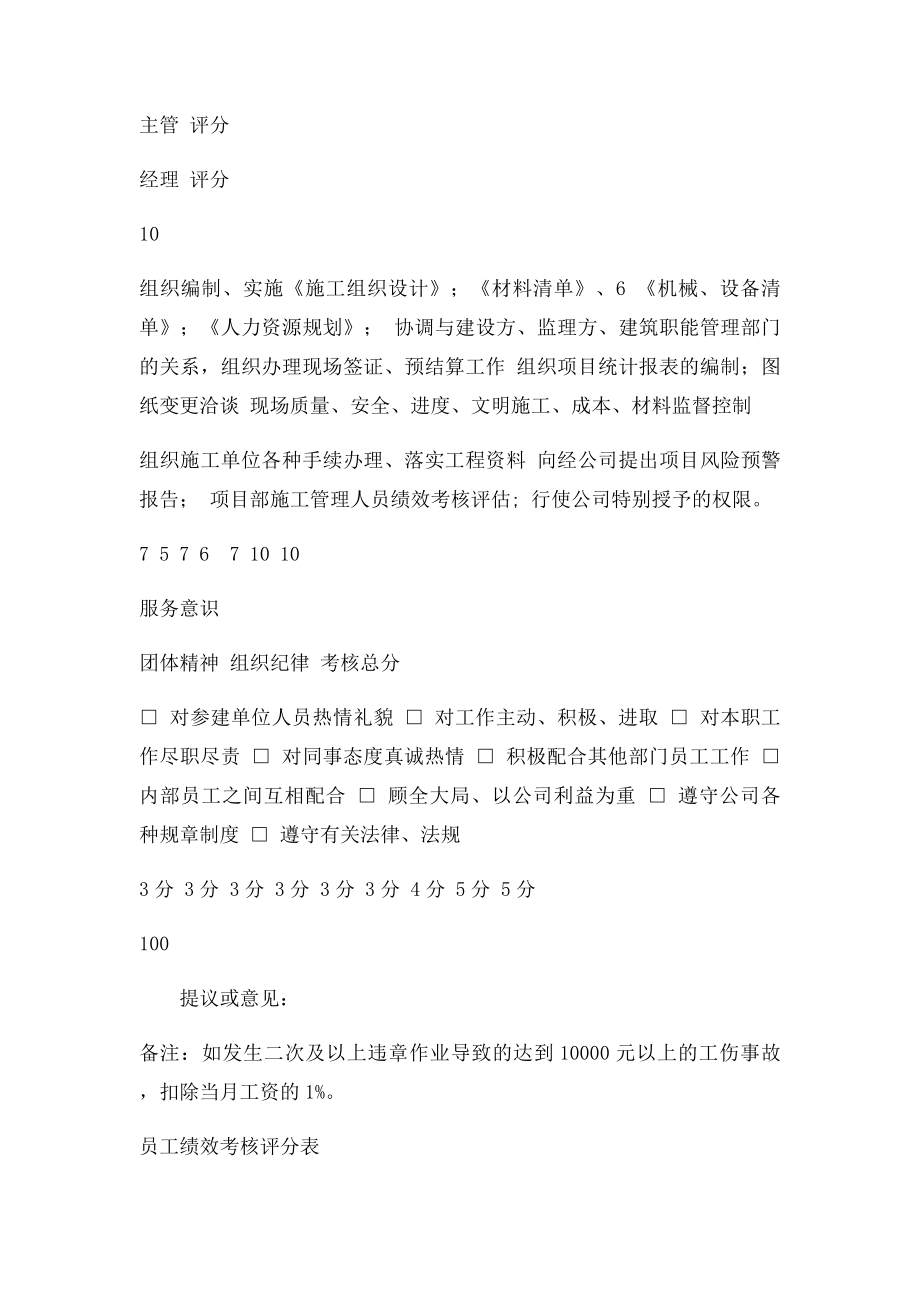 公司员工绩效考核表.docx_第3页