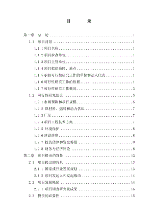 产15000吨非织造布生产线工程可行性研究报告 .doc