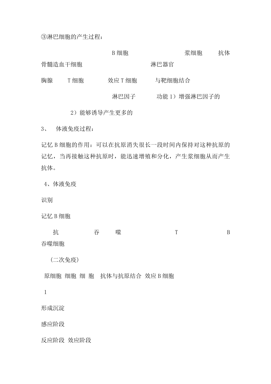 免疫调节知识点总结无答案.docx_第2页