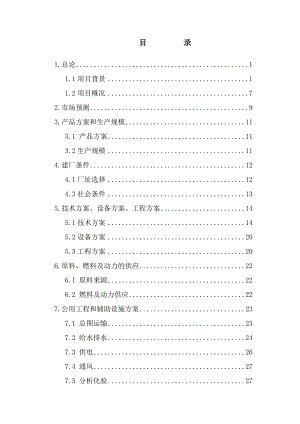 某能源科技开发有限公司煤炭制取柴油工程项目可行性研究报告.doc