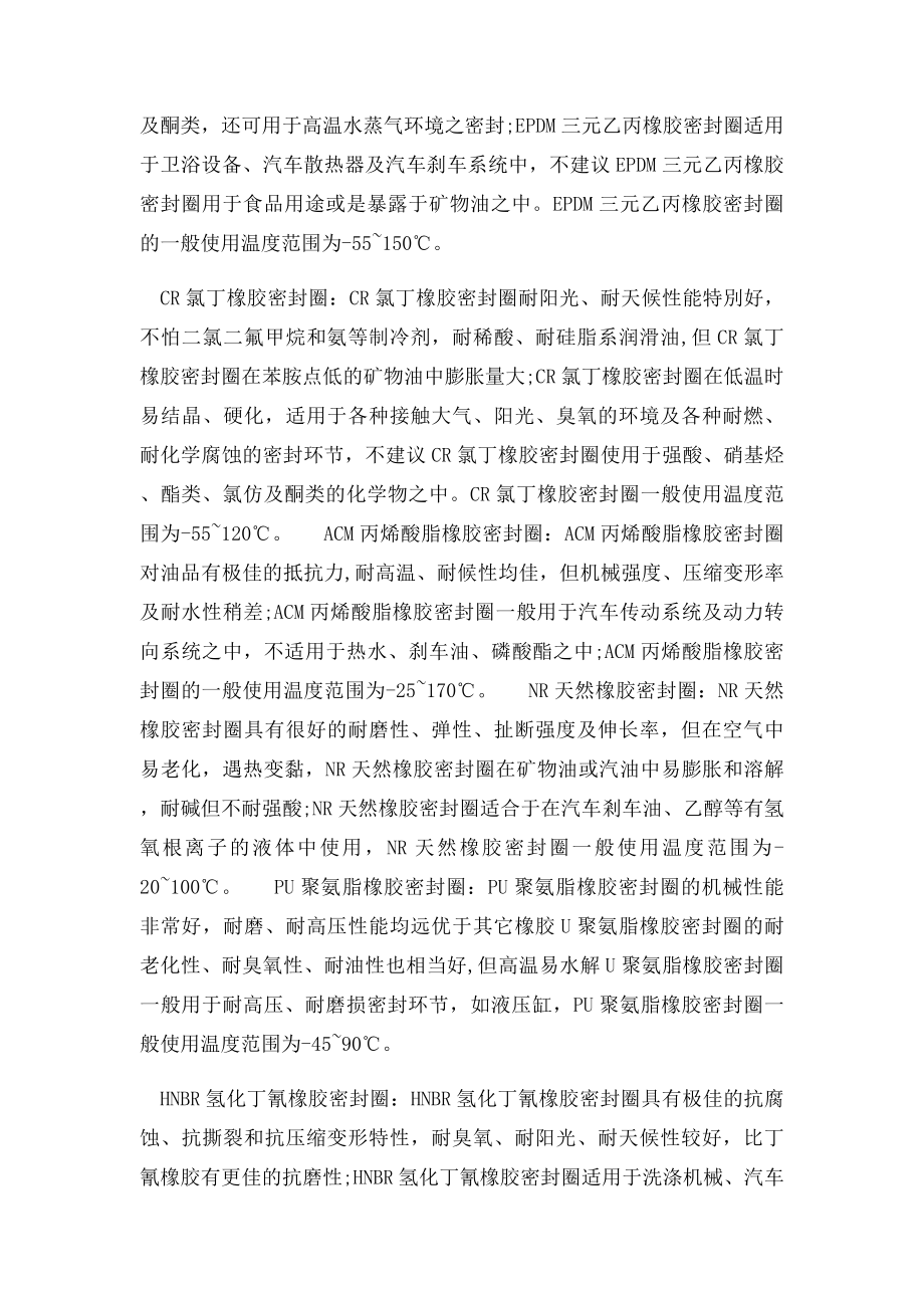 各类密封圈材质以及应用.docx_第2页