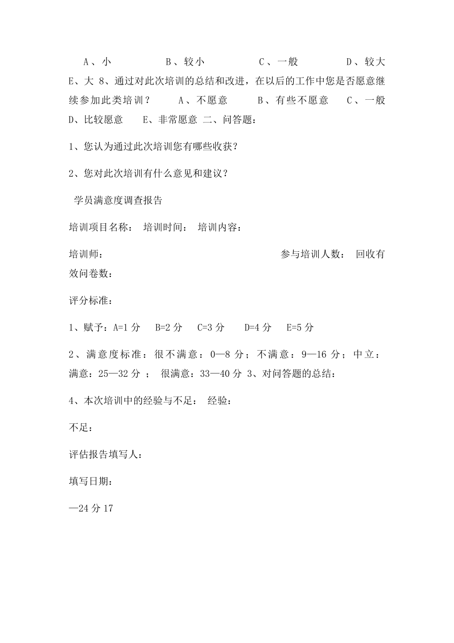 培训满意度调查表.docx_第2页