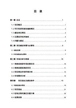 某某五星级酒店建设项目项目可行性研究报告.doc