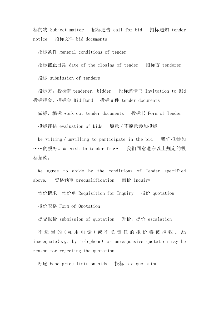 商务英语单词表.docx_第2页