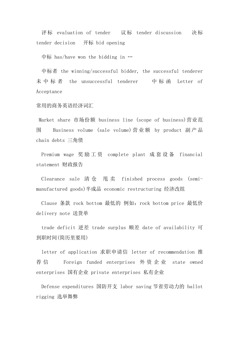 商务英语单词表.docx_第3页